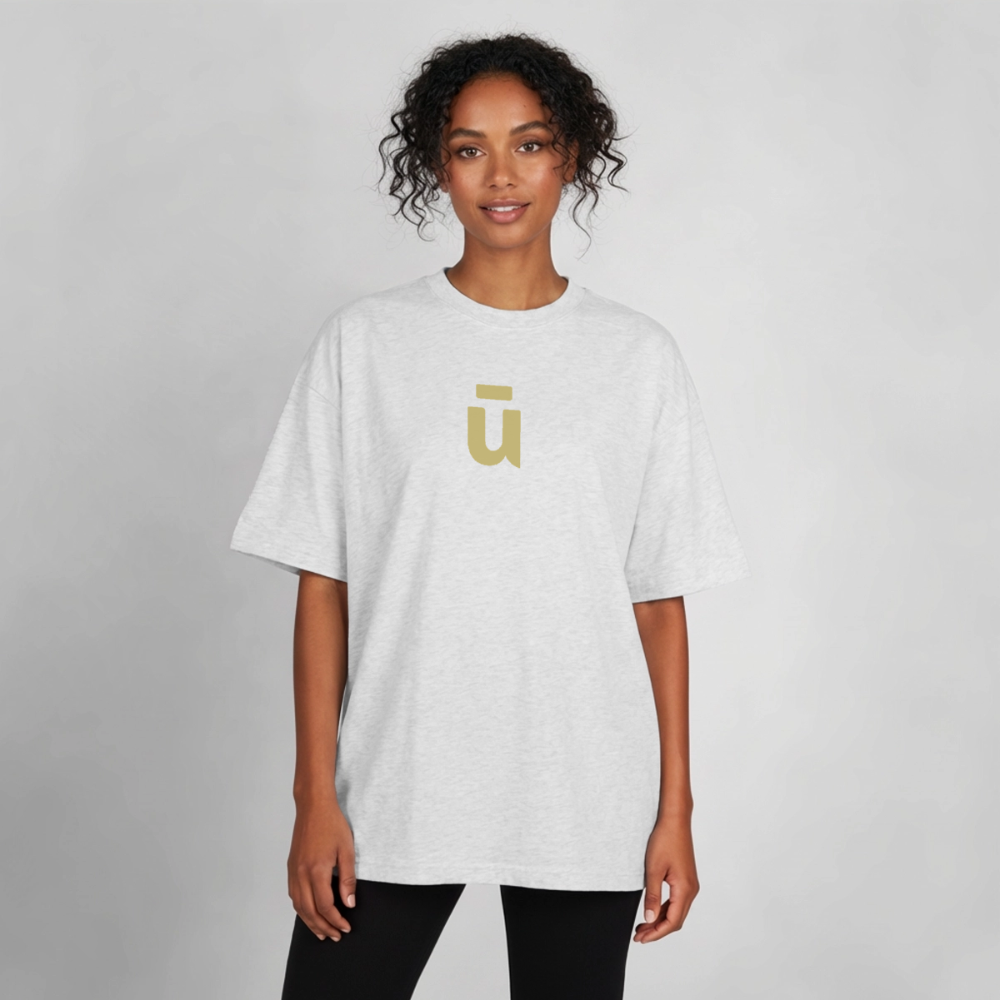 Heavyweight Boxy Unisex T-Shirt by Stanley/Stella - cool heather grey