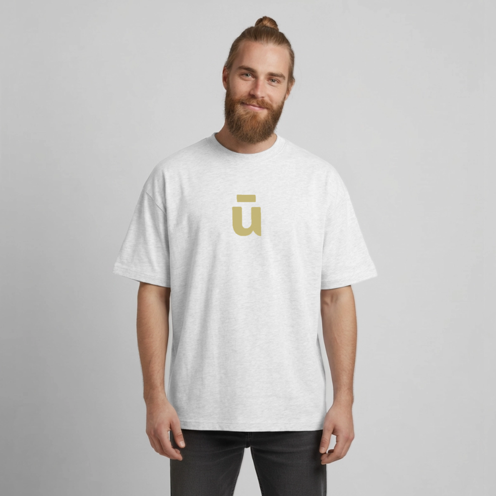 Heavyweight Boxy Unisex T-Shirt by Stanley/Stella - cool heather grey