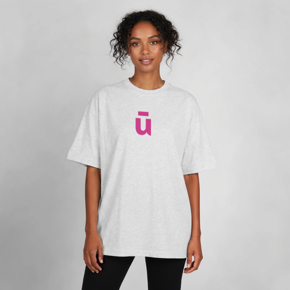 Heavyweight Boxy Unisex T-Shirt by Stanley/Stella - cool heather grey