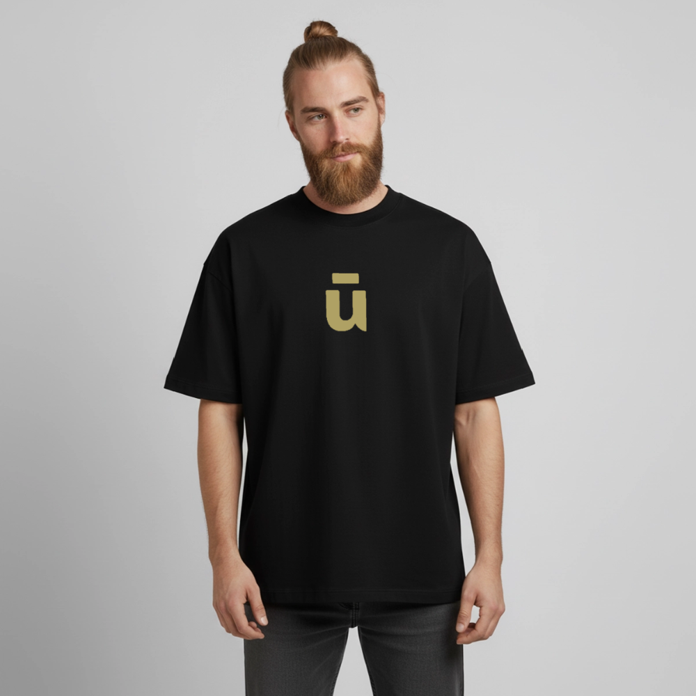 Heavyweight Boxy Unisex T-Shirt by Stanley/Stella - black